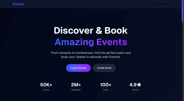 Eventra made by Jeremiah Joseph (jerrywonderr)