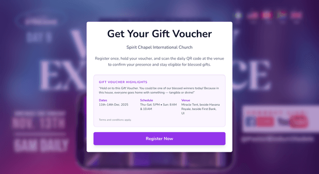 Conference Attendance Tracking System made by Jeremiah Joseph (jerrywonderr)
